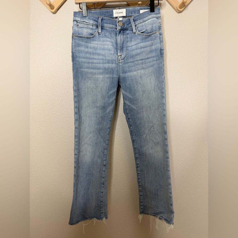 Frame Le High Straight Jeans Sz 26